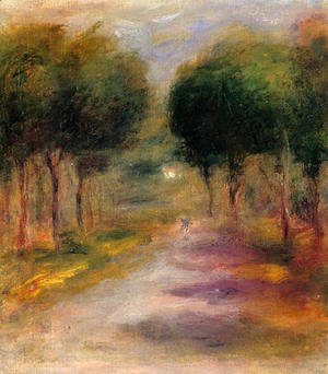 Pierre Auguste Renoir - Landscape With Trees