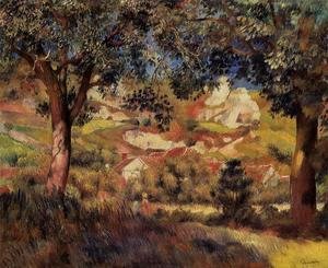 Pierre Auguste Renoir - Lanscape In La Roche Guyon