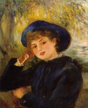 Pierre Auguste Renoir - Mademoiselle Demarsy Aka Woman Leaning On Her Elbow