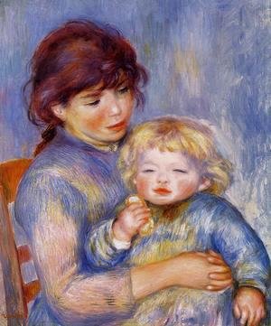 Pierre Auguste Renoir - Motherhood Aka Child With A Biscuit