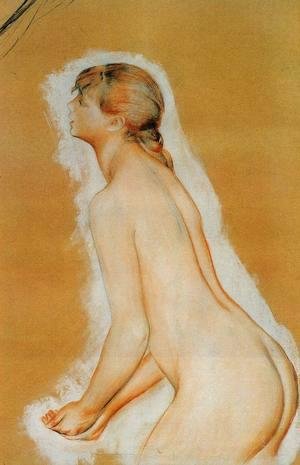 Nude Aka Study For The Large Bathers
