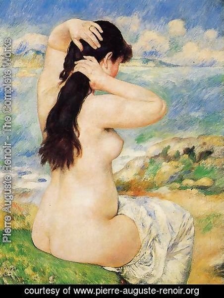 Pierre Auguste Renoir - Nude Fixing Her Hair