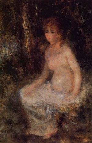 Pierre Auguste Renoir - Nude Sitting In The Forest