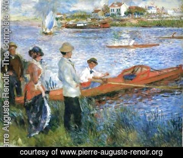 Pierre Auguste Renoir - Oarsmen At Chatou