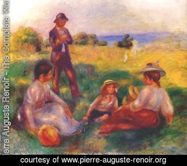 Pierre Auguste Renoir - Party In The Country At Berneval