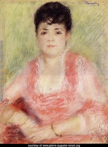 Portrait Of A Woman In A Red Dress