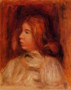 Pierre Auguste Renoir - Portrait Of A Yong Girl