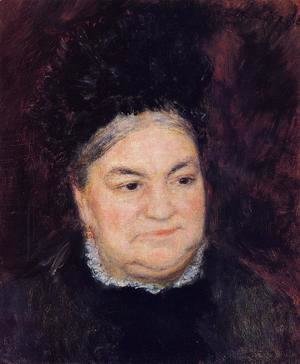 Pierre Auguste Renoir - Portrait Of An Old Woman Aka Madame Le Coeur