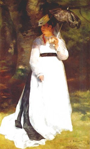 Pierre Auguste Renoir - Portrait Of Lise With Umbrella