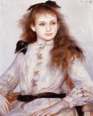 Pierre Auguste Renoir - Portrait Of Madeleine Adam