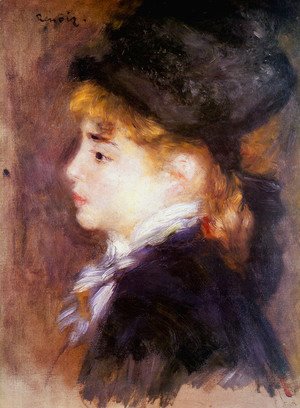 Pierre Auguste Renoir - Portrait Of Margot Aka Portrait Of A Model