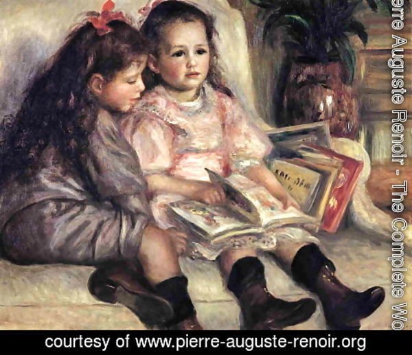 Pierre Auguste Renoir - Portraits Of Two Children