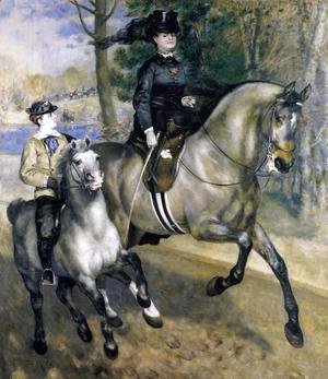 Pierre Auguste Renoir - Riding In The Bois De Boulogne Aka Madame Henriette Darras Or The Ride
