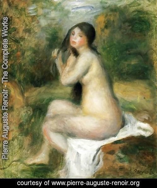 Pierre Auguste Renoir - Seated Bather 5