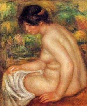 Pierre Auguste Renoir - Seated Nude In Profile Aka Gabrielle