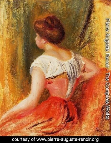 Pierre Auguste Renoir - Seated Young Woman2