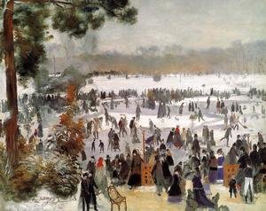 Pierre Auguste Renoir - Skaters In The Bois De Boulogne