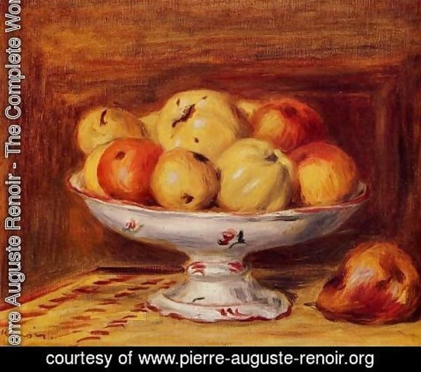 Pierre Auguste Renoir - Still Life With Apples And Pears