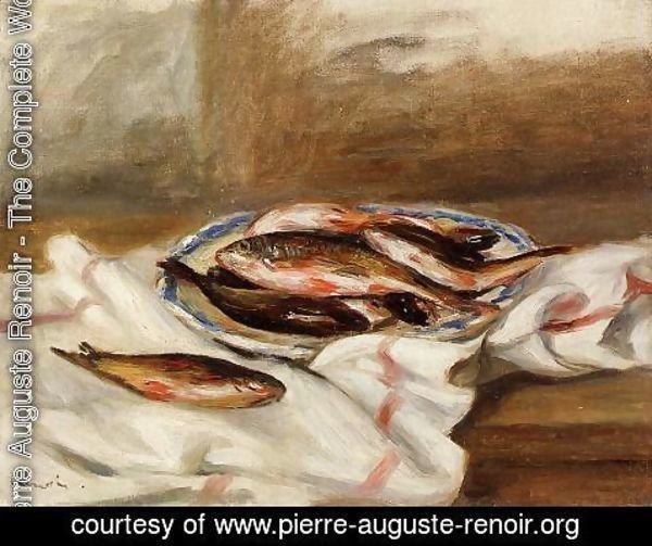 Pierre Auguste Renoir - Still Life With Fish