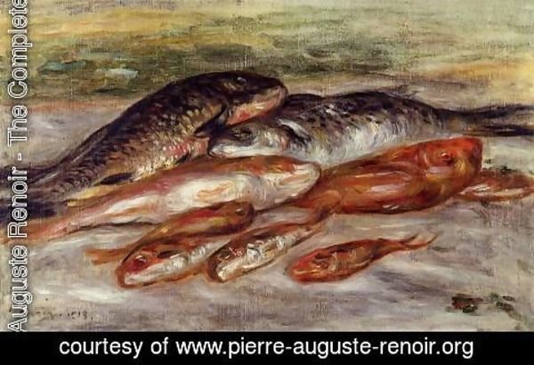 Pierre Auguste Renoir - Still Life With Fish2