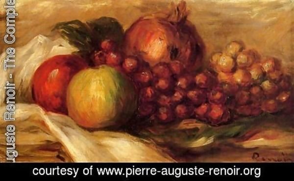 Pierre Auguste Renoir - Still Life With Fruit