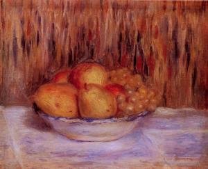 Pierre Auguste Renoir - Still Life With Peaches And Grapes