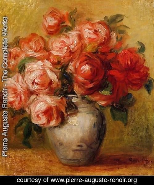 Pierre Auguste Renoir - Still Life With Roses2