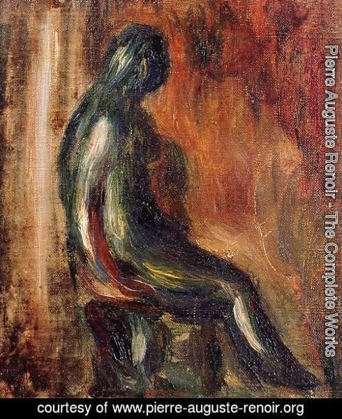 Pierre Auguste Renoir - Study Of A Statuette By Maillol