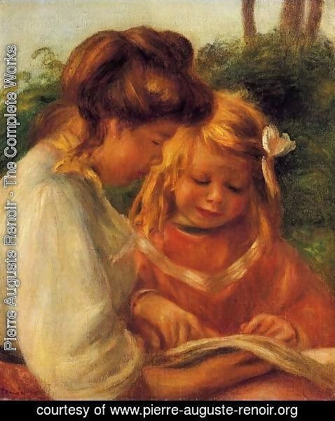 Pierre Auguste Renoir - The Alphabet Aka Jean And Gabrielle