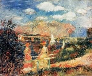 Pierre Auguste Renoir - The Banks Of The Seine At Argenteuil