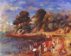 Pierre Auguste Renoir - The Beach At Purnic