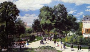 Pierre Auguste Renoir - The Champs Elysees During The Paris Fair Of 1867