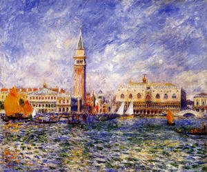 Pierre Auguste Renoir - The Doges Palace  Venice