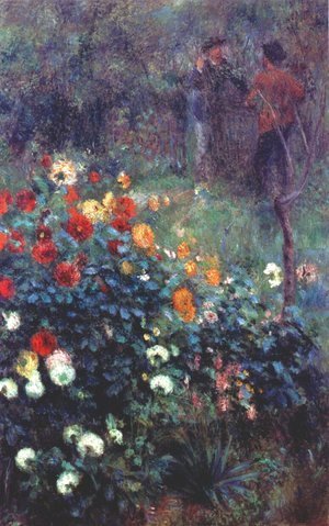 Pierre Auguste Renoir - The Garden In The Rue Cortot At Montmartre