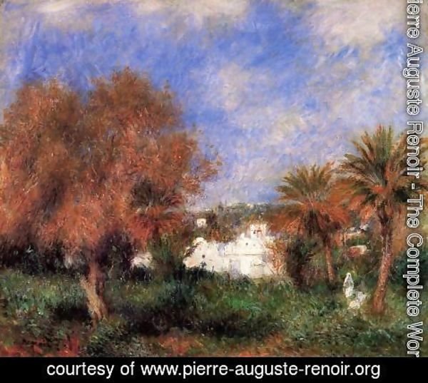 Pierre Auguste Renoir - The Garden Of Essai In Algiers