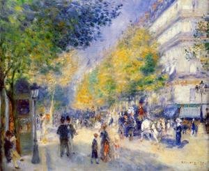 Pierre Auguste Renoir - The Great Boulevards