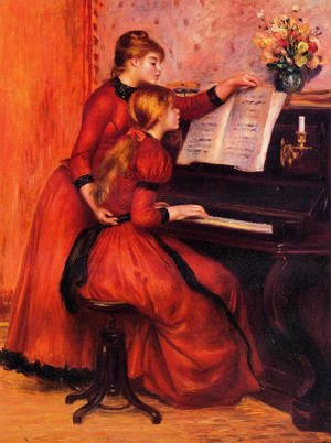 Pierre Auguste Renoir - The Piano Lesson