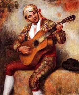 Pierre Auguste Renoir - The Spanish Guitarist