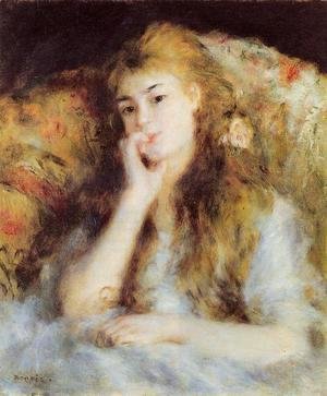 Pierre Auguste Renoir - The Thinker Aka Seated Young Woman