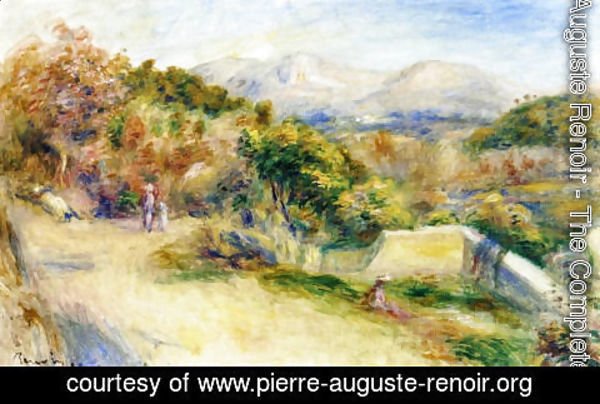 Pierre Auguste Renoir - The View From Collettes  Cagnes