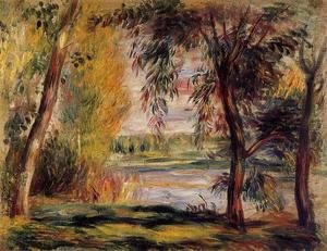 Pierre Auguste Renoir - Trees By The Water