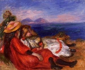Pierre Auguste Renoir - Two Little Girls On The Beach