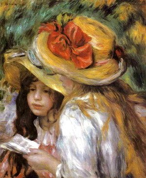 Pierre Auguste Renoir - Two Young Girls Reading