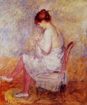 Pierre Auguste Renoir - Woman In A Chemise