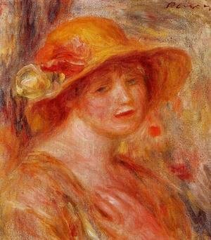 Pierre Auguste Renoir - Woman In A Straw Hat3
