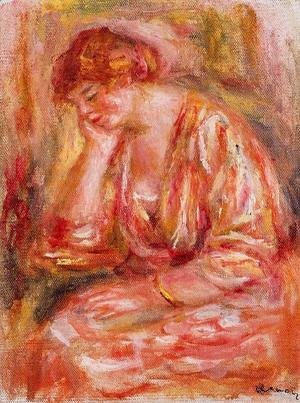 Pierre Auguste Renoir - Woman Leaning On Her Elbow