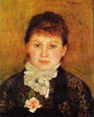 Pierre Auguste Renoir - Woman Wearing White Frills