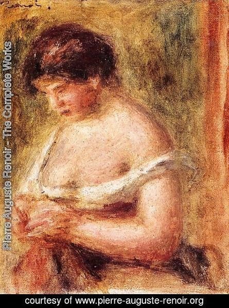 Pierre Auguste Renoir - Woman With A Corset