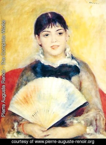 Pierre Auguste Renoir - Woman With A Fan2