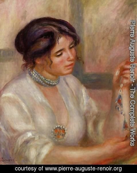 Pierre Auguste Renoir - Woman With A Necklace